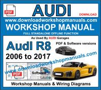 Audi R8 Service Repair Workshop Manual